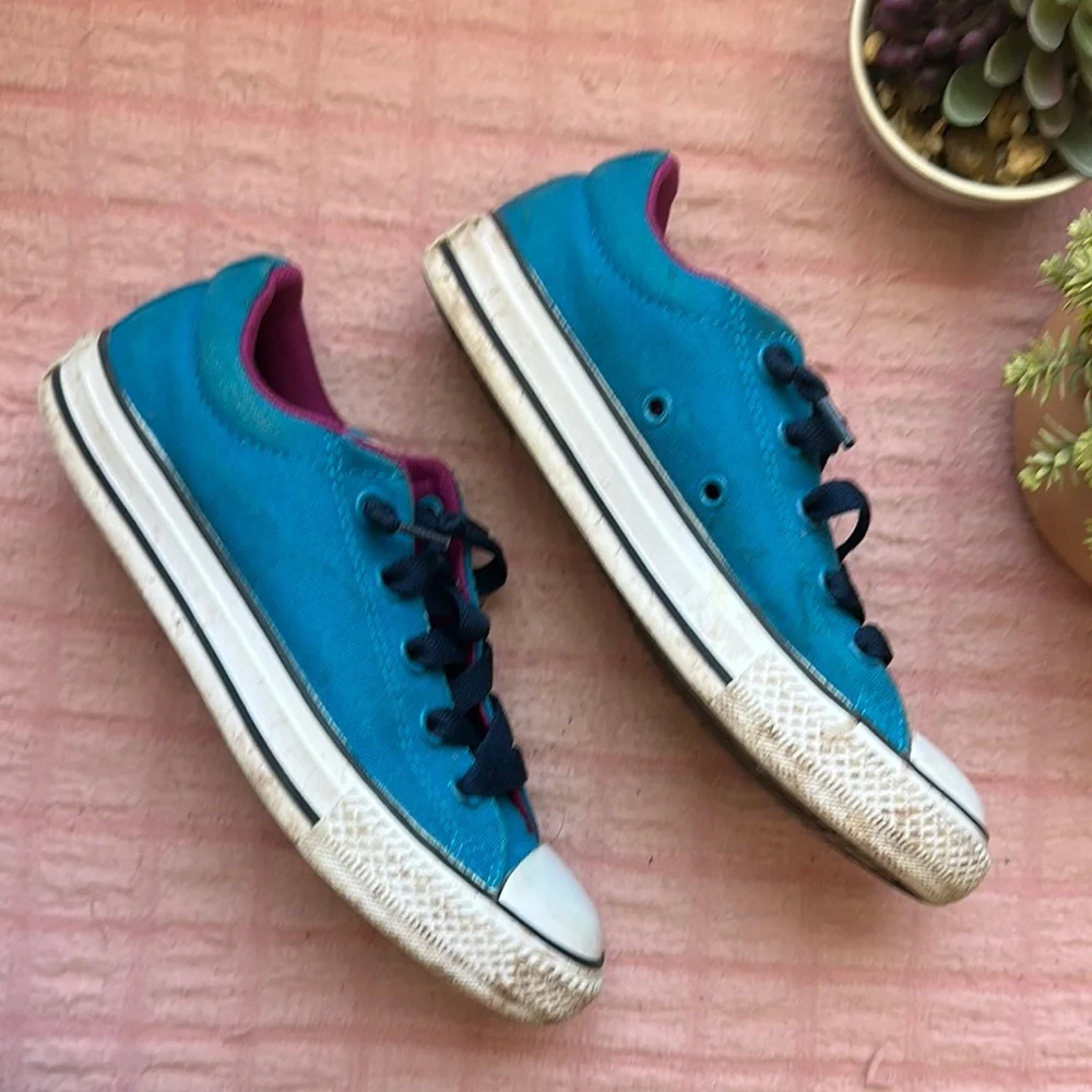 Converse Blue and Purple‎ Sneakers Classic Canvas Style